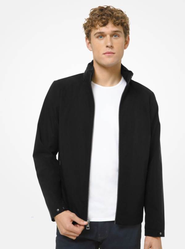 Panske Bundy Michael Kors Woven Golf Čierne - Oblecenie Michael Kors Lacne | RNJGQ-2980